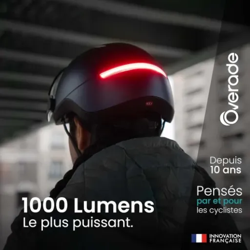Test Overade Life : le casque lumineux qui veut remplacer vos feux de vélo