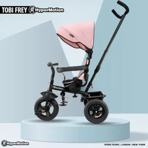 Test HyperMotion Tricycle Bébé Évolutif 3-en-1 : un tricycle pratique qui remplace (presque) la poussette
