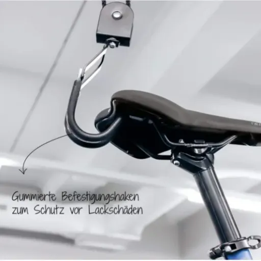 Test Fischer ProfiPlus Élévateur de vélo : le système de levage qui libère enfin de la place au sol