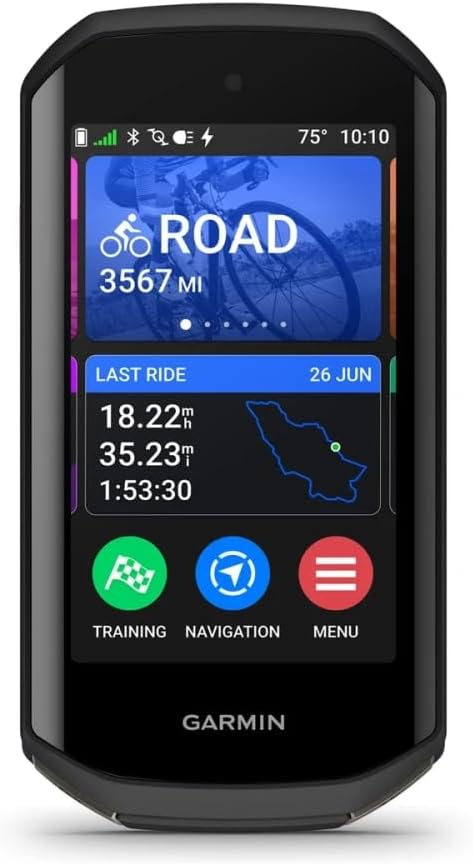 Garmin Edge 1050, Compteur GPS de vélo, Noir