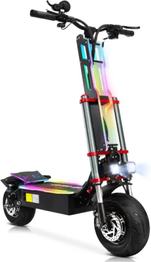 Scooter électrique Adulte Lohang, Double Moteurs, Batterie au Lithium 60V 38AH, autonomie de 100 km, pneus 12 Pouces, Suspension complète, Scooter électrique Rapide, Charge maximale 250 kg.