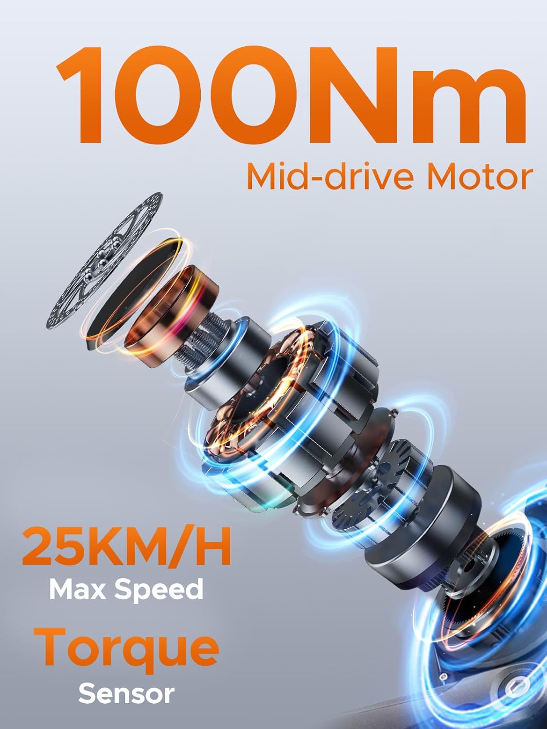 Velo Electrique pour Adultes, Vélo électrique avec 250W 100Nm Moteur Central, Ebike avec Suivi APP, vélo électrique 25KM/H avec 48V 19.2AH/38.4AH Batterie Amovible jusqu'à 180/350KM, LE20 Cargo Bleu 38.4AH A LE20 Standard