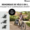Test hauck Bike N Walk Duo : la remorque/poussette 2 places qui fait vraiment tout (mais pas légère)