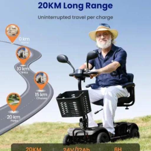 Test VOCIC D42 : le scooter électrique pliable qui simplifie vraiment les déplacements des seniors
