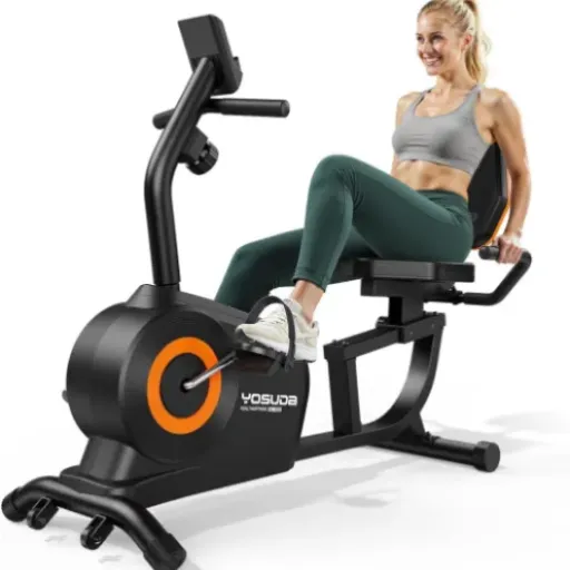 Test YOSUDA Vélo Semi-Allongé : le vélo d’appart tranquille pour bosser les jambes sans se flinguer le dos