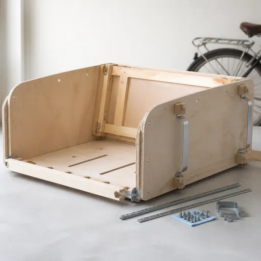 VLOTEK : un kit en bois à 599 € pour transformer n'importe quel vélo en cargo