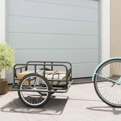 Test vidaXL Remorque de Vélo : le chariot pas cher qui fait le job pour les courses et le jardin