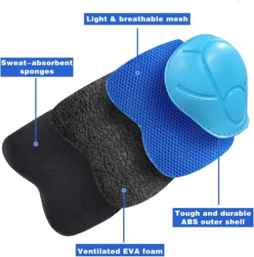 CKE Genouillères pour Enfants Genouillères et coudières Ensemble d'équipement de Protection pour genouillères pour Enfants Filles Garçons avec protège-Poignets 3 en 1 pour Le Patinage Cyclisme Bleu/rouge