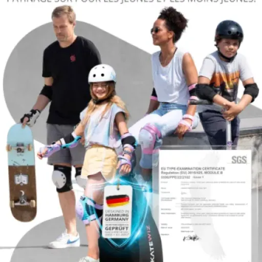 Test SKATEWIZ Protection Roller Enfant & Adulte : des protections qui font le job sans prise de tête