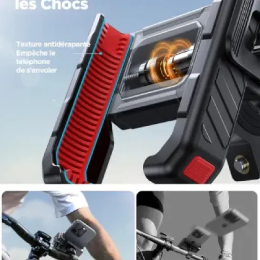 Test JOYROOM Support Telephone Moto : un support sérieux qui tient bien le téléphone, avec quelques compromis