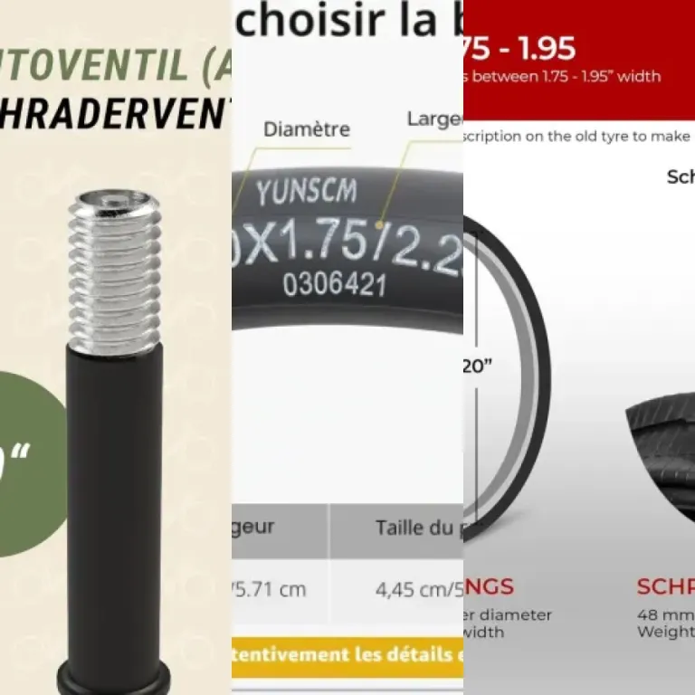 Comparatif des 5 meilleurs chambres à air spécifiques (2026)