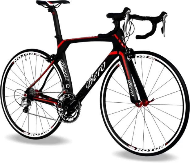 2016 700C Vélo de Route Shimano 105 vélos avec Un Cadre 11S 5800 Vélo de Course T800-M40 Fibre de Carbone Aero 18,3 LB Ultra léger Cb013A-2 (Noir et Rouge, 500 mm)