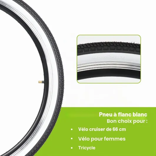 Lot de 1/2 pneus de vélo VTT 26 x 1,75" + chambre à air 26 x 1,75/2,125" + 2 démonte-pneus pour VTT / vélo de ville / vélo de route 26x1.75Zoll Lot de 2 (2 pneus + 2 chambres à air + 2 démonte-pneus)