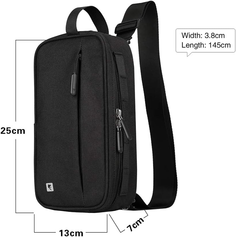 Sac de vélo étanche pour Guidon de vélo, Panier de vélo, Sac Avant de vélo, Sac à bandoulière, Sac Banane pour vélo de Sport, Accessoires de Cyclisme Professionnel Noir,12l