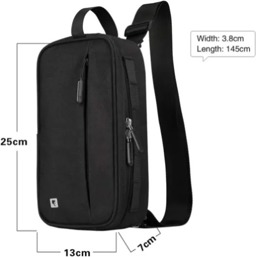 Sac de vélo étanche pour Guidon de vélo, Panier de vélo, Sac Avant de vélo, Sac à bandoulière, Sac Banane pour vélo de Sport, Accessoires de Cyclisme Professionnel Noir,12l