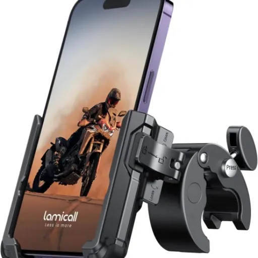 Test Lamicall Support Téléphone Vélo 1S Libération : le support qui tient vraiment le téléphone (même sur route pourrie)