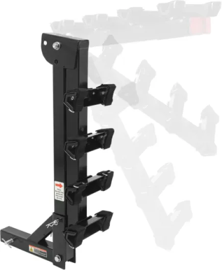 MAXXHAUL 70210 Porte-vélos pour 4 vélos, pour Voitures, camions, SUV, Mini Vans, Taille L, Noir