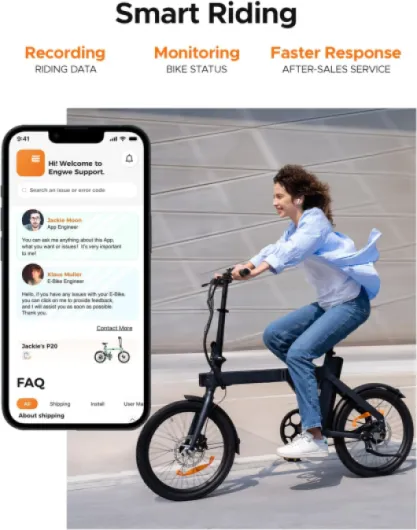 Velo Electrique Homme-vélo électrique Batterie 36V 9.6Ah jusqu'à 80 km, vélos électriques Moteur 250W Max 25km/h, Velo Electrique Pliable Pneus 20 * 1,95 Pouces, P20 Vert