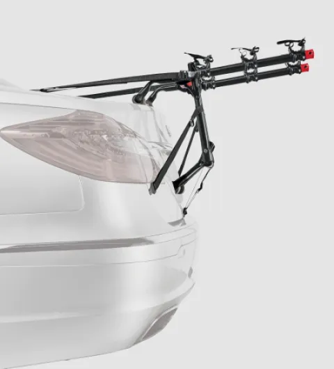 Sports Deluxe + Support de Coffre pour 3 vélos, modèle QS3, Noir 3-Bike Porte-vélos