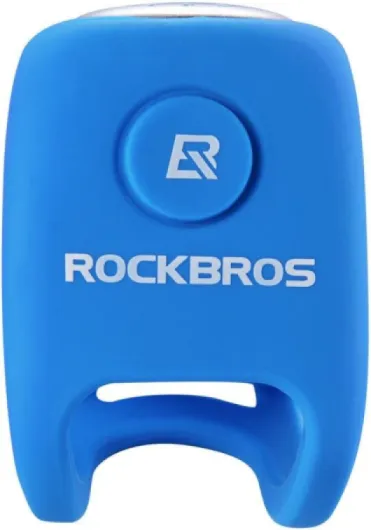 Sonnettes Électrique Vélo, Klaxon Vélo Électronique, Mini Avertisseur Sonore Cloche E-Bell Étanche Bell 80dB, Universelle Fixation Élastique en Silicone Noir Rouge Bleu