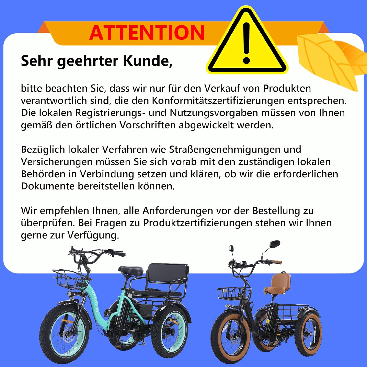Tricycle électrique pour adultes, tricycle électrique pliable avec batterie 48 V 15,6 Ah, portée de 70 à 90 km, pneus épais de 20 x 4", dérailleur à 7 vitesses, différentiel, cadre en aluminium Noir