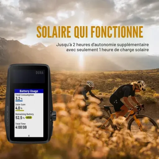 Test COROS DURA Solaire : le compteur vélo taillé pour les longues sorties sans prise de tête