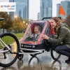 Test AIYAPLAY Remorque de vélo 2 en 1 : la poussette-remorque pas chère qui fait (à peu près) le job